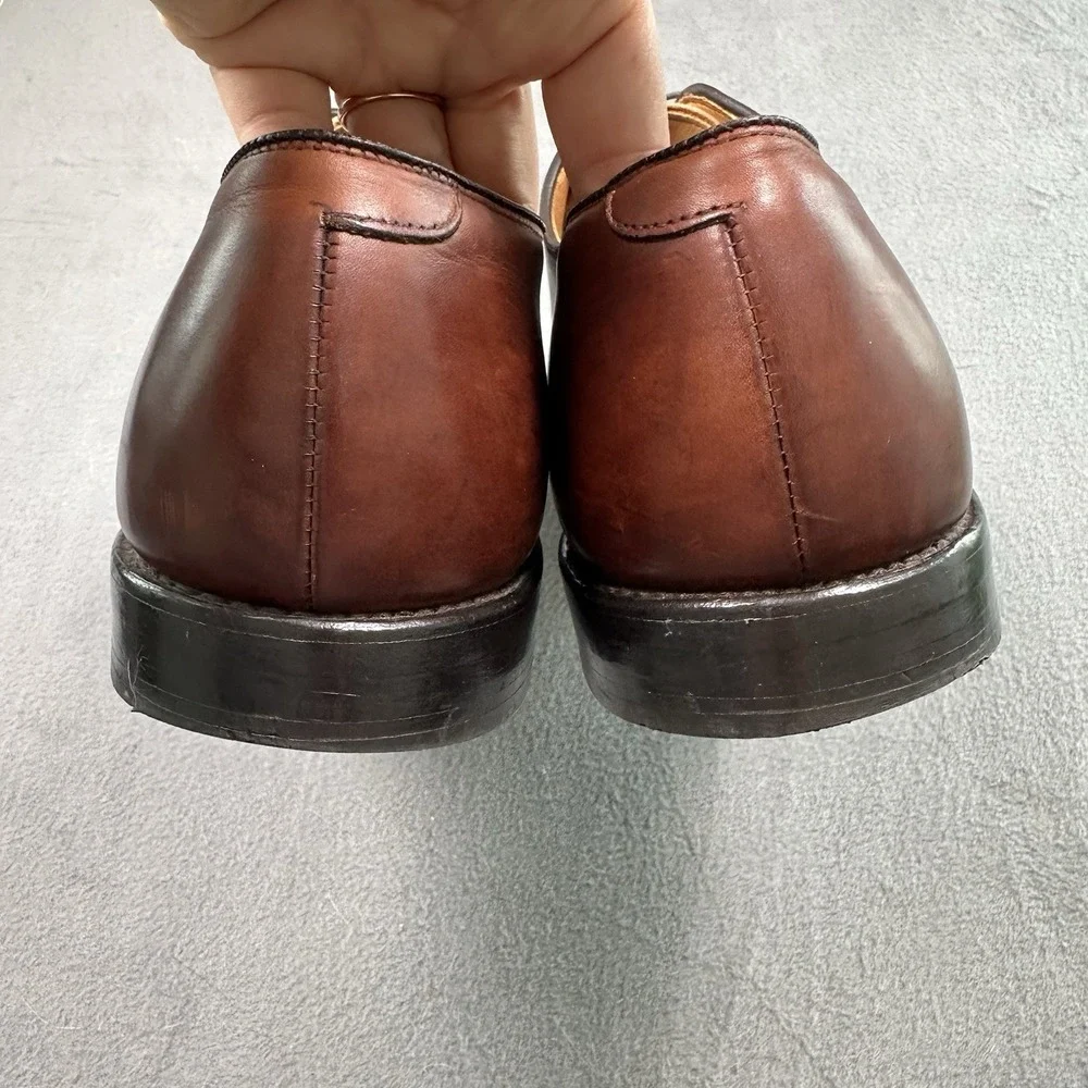 Allen Edmonds Byron Cap Toe Oxford Dress Shoes Brown Leather USA Men 15 D